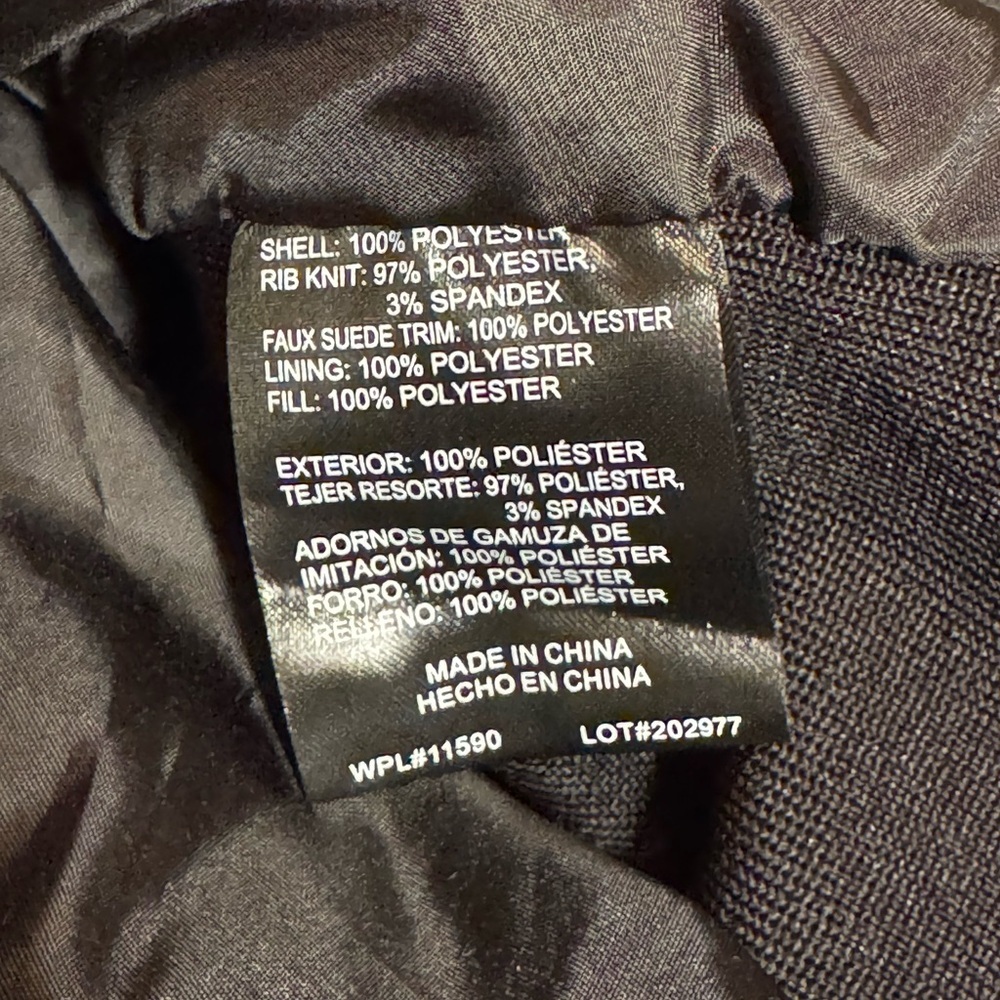 Weatherproof Women's Black and Brown Quilted Utility Jacket - Picture 10 of 10